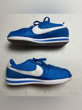 Nike (819720-402) Classic Cortez Nylon Sneakers In Signal Blue Men's Size: 9